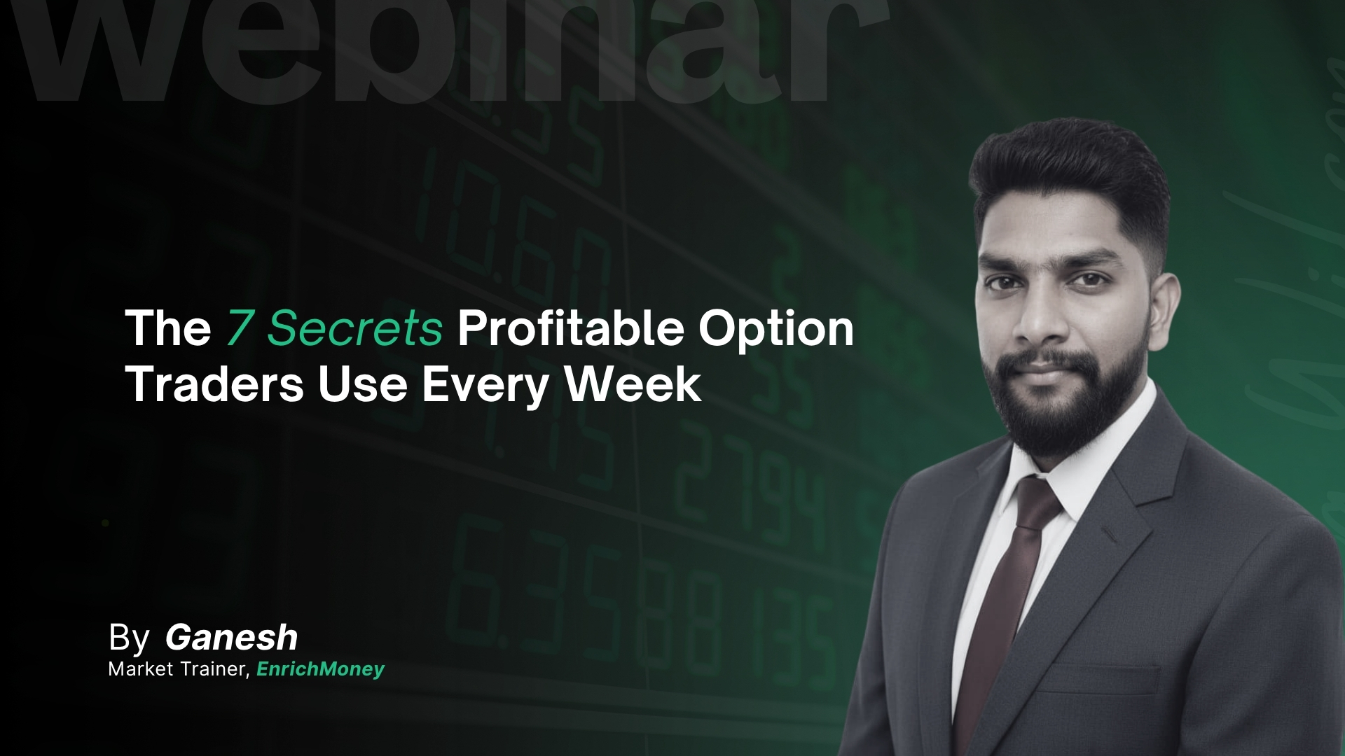 The 7 Secrets Profitable Option Traders Use Every Week